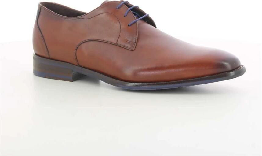 Floris van Bommel Cognac Leren Veterschoenen - Foto 3
