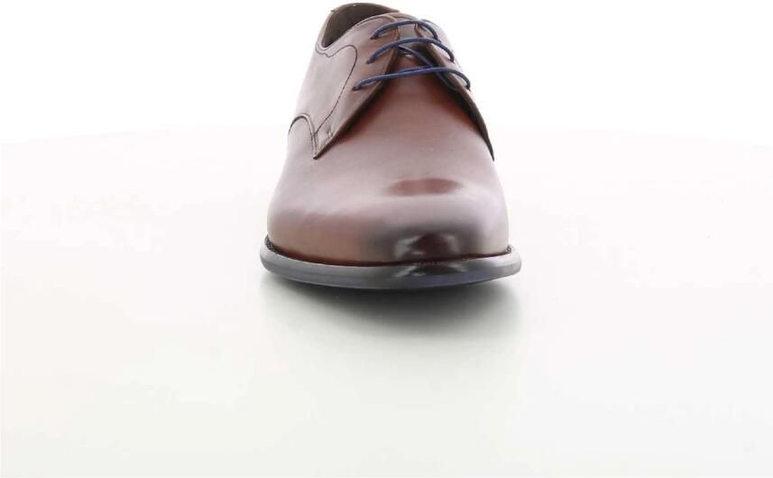 Floris van Bommel Cognac Leren Veterschoenen - Foto 2