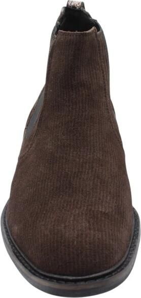 Floris van Bommel Suède chelsea boots donkerbruin - Foto 9