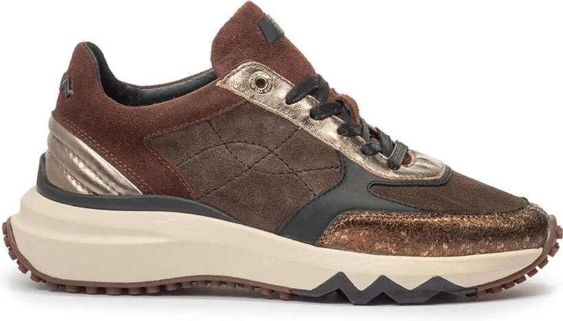 Floris van bommel Curvi SFW-10089 04.01 Bronze G-Wijdte Sneakers - Foto 3