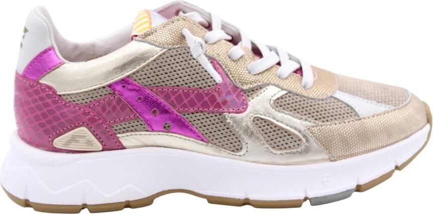 FLORIS VAN BOMMEL Lage Sneakers Dames Sfw-10152 Daysi Maat: 38 5 Materiaal: Leer Kleur: Goudkleurig - Foto 2