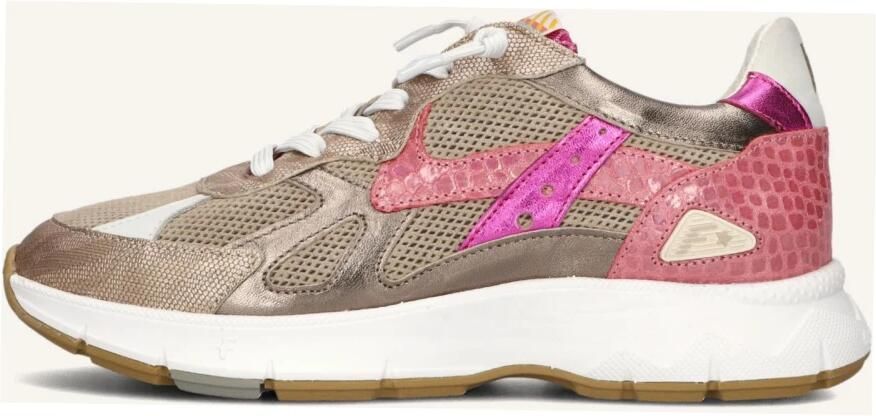 FLORIS VAN BOMMEL Lage Sneakers Dames Sfw-10152 Daysi Maat: 38 5 Materiaal: Leer Kleur: Goudkleurig - Foto 5