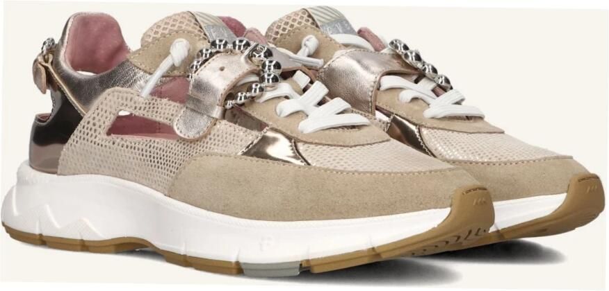 FLORIS VAN BOMMEL Lage Sneakers Dames Sfw-10155 Daysi Maat: 43 Materiaal: Nubuck Kleur: Goudkleurig - Foto 6