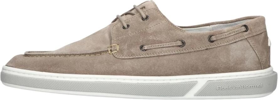 Floris van Bommel DE BOOTER 01.02 Vrije tijdsschoenen Heren veterschoen Heren sneakersCasual Taupe