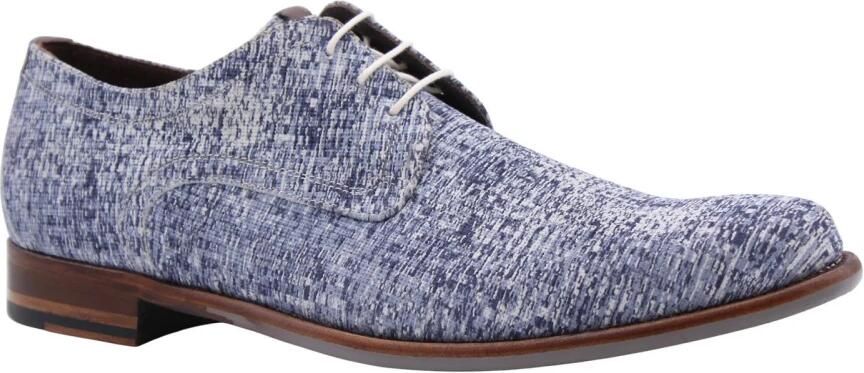 FLORIS VAN BOMMEL Nette Schoenen Heren Sfm-30316 De Draver Suède Blauw - Foto 8