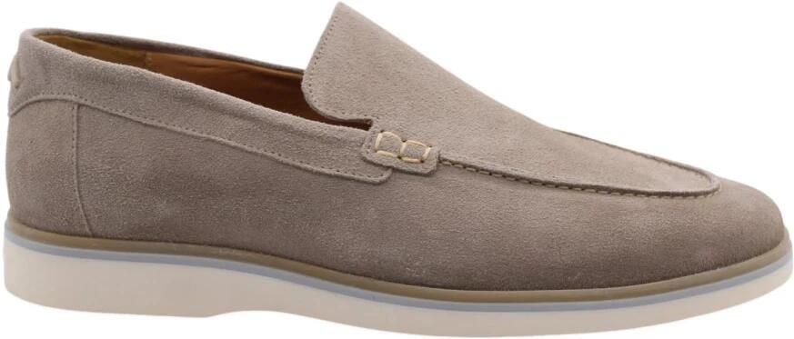 FLORIS VAN BOMMEL Loafers Heren Sfm-40023 De Oister Suède Taupe
