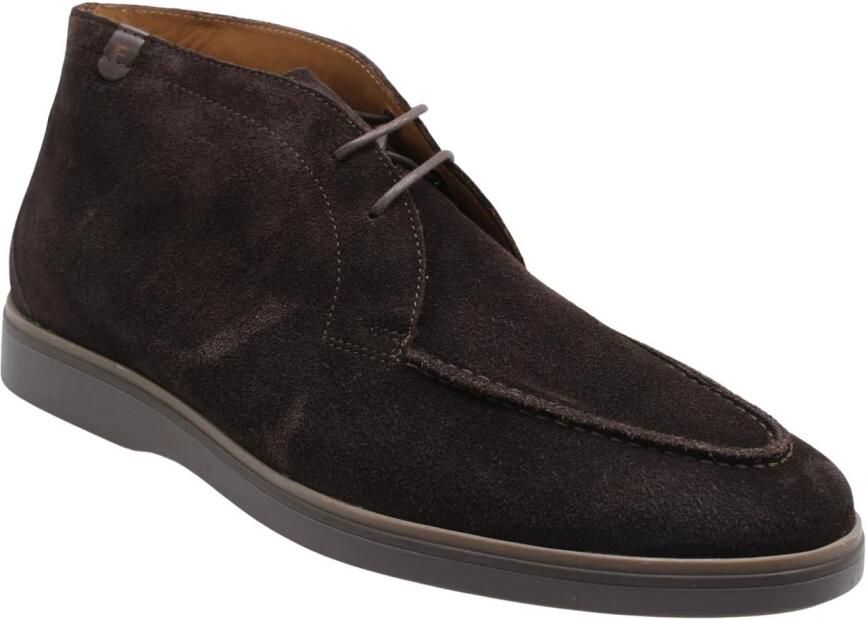 Floris van Bommel suède veterboots donkerbruin - Foto 8