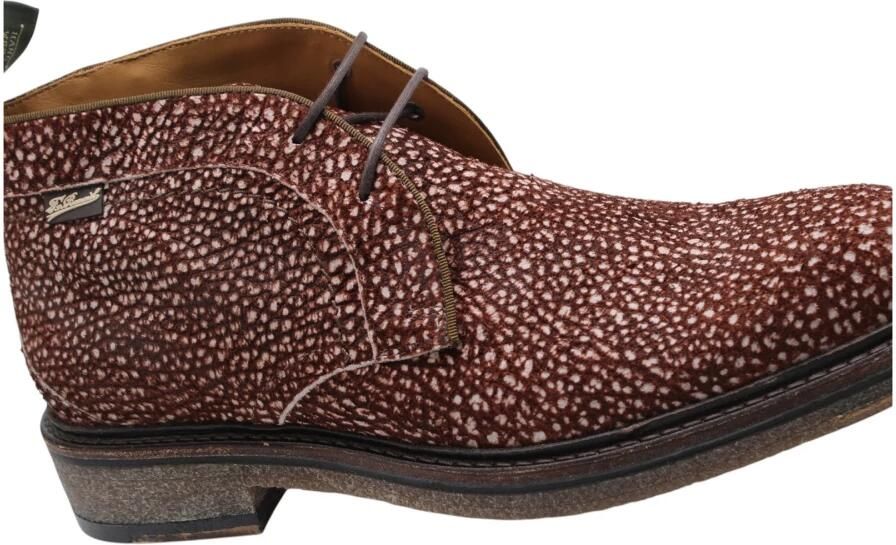 Floris van Bommel DE TANKER 07.12 Vrije tijd half-hoog Heren veterschoen Heren sneakers Rood - Foto 7