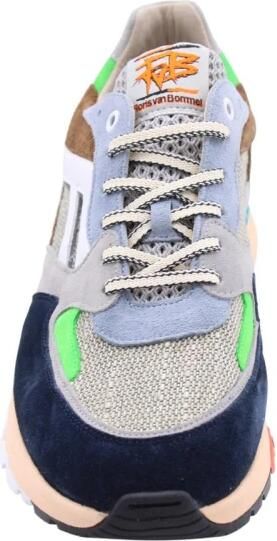 FLORIS VAN BOMMEL Lage Sneakers Heren Sfm-10154 De Treener Suède Blauw - Foto 2