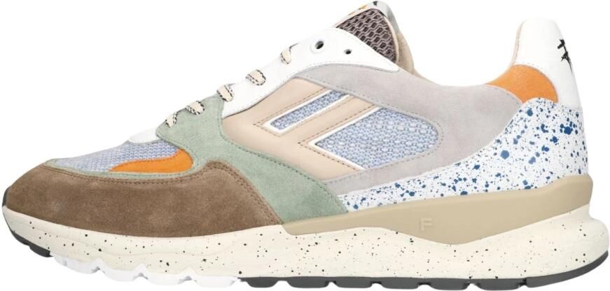 FLORIS VAN BOMMEL Lage Sneakers Heren Sfm-10154 De Treener Maat: 46⅔ Materiaal: Leer Kleur: Bruin - Foto 3