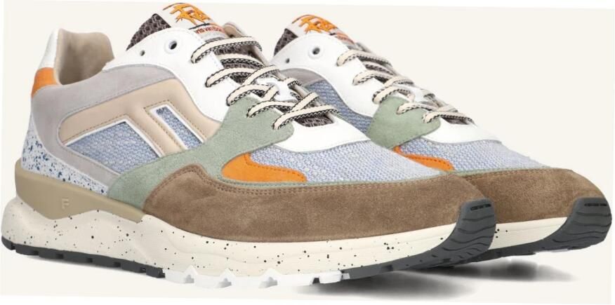 FLORIS VAN BOMMEL Lage Sneakers Heren Sfm-10154 De Treener Maat: 46⅔ Materiaal: Leer Kleur: Bruin - Foto 4