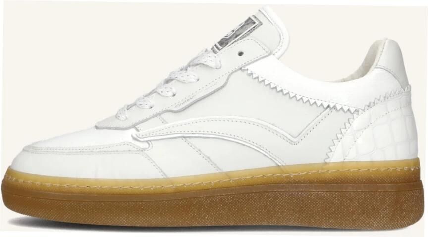 FLORIS VAN BOMMEL Lage Sneakers Dames Sfw-10158 Fygi Maat: 38 Materiaal: Leer Kleur: Wit - Foto 2