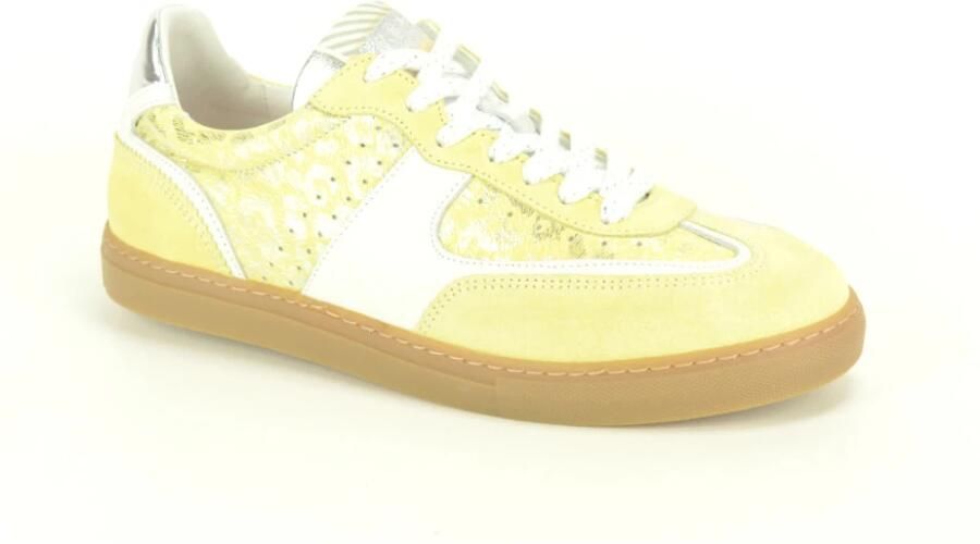 Floris van Bommel Geel + Print Sneaker N. gumZ.
