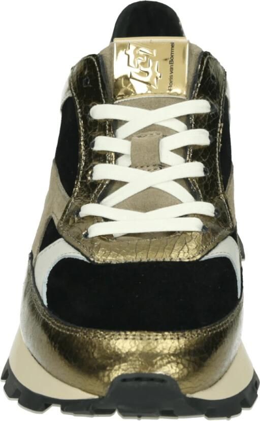 FLORIS VAN BOMMEL Sneakers Dames Sfw-10098 Blokki Maat: 39 5 Materiaal: Suède Kleur: Goud - Foto 4