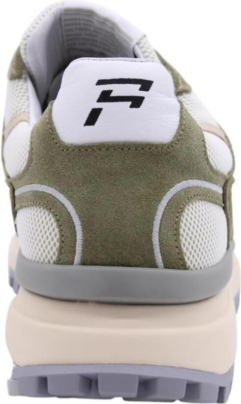 FLORIS VAN BOMMEL Lage Sneakers Heren Sfm-10172 De Gripper Maat: 44⅔ Materiaal: Suède Kleur: Groen - Foto 2