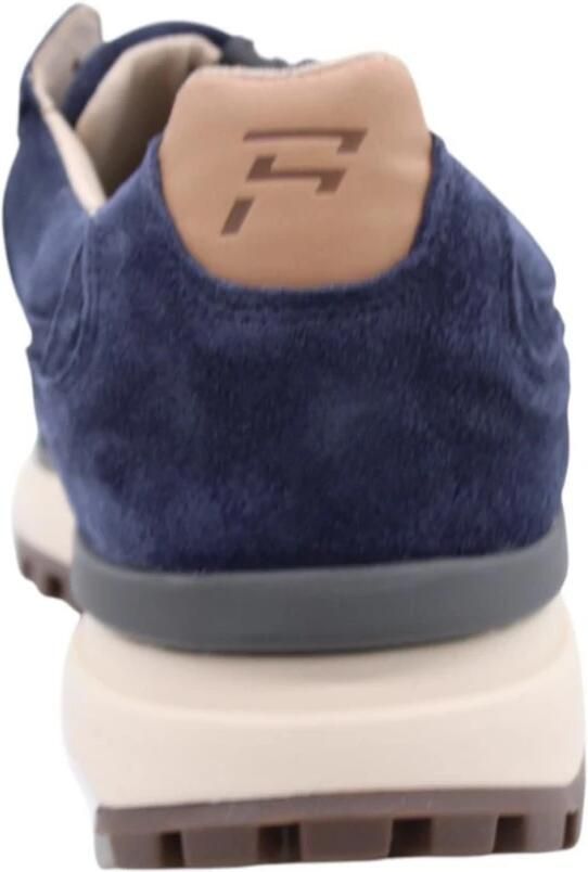FLORIS VAN BOMMEL Lage Sneakers Heren Sfm-10178 De Zager Maat: 47 Materiaal: Suède Kleur: Blauw - Foto 6