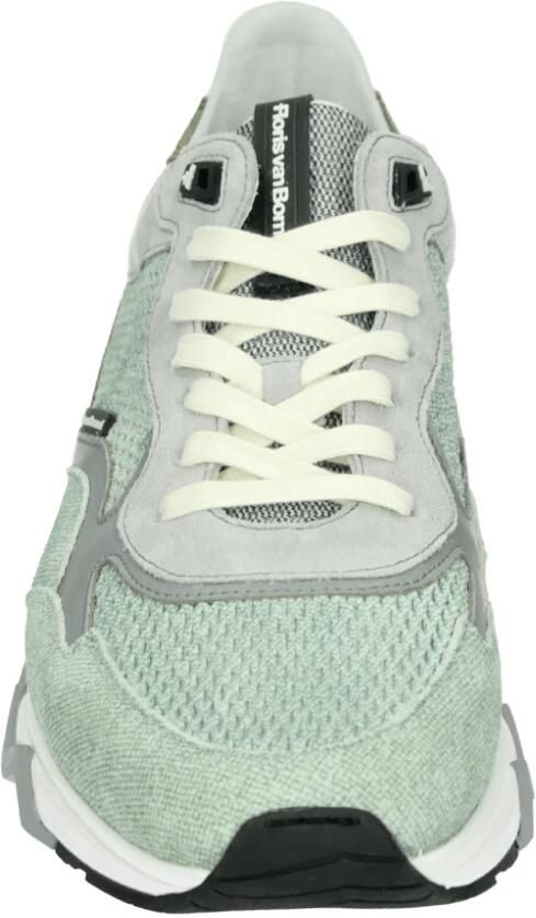 FLORIS VAN BOMMEL Lage Sneakers Heren Sfm-10136 De Zager Maat: 42 Materiaal: Suède Kleur: Groen