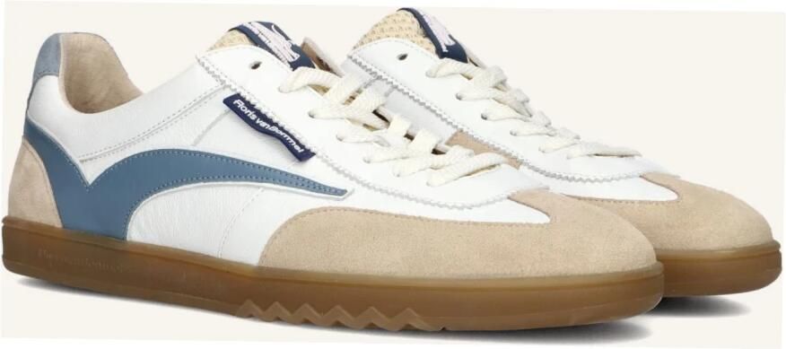 Floris van Bommel Sfm-10224 De Zaler Sneakers Leer Heren Wit - Foto 4