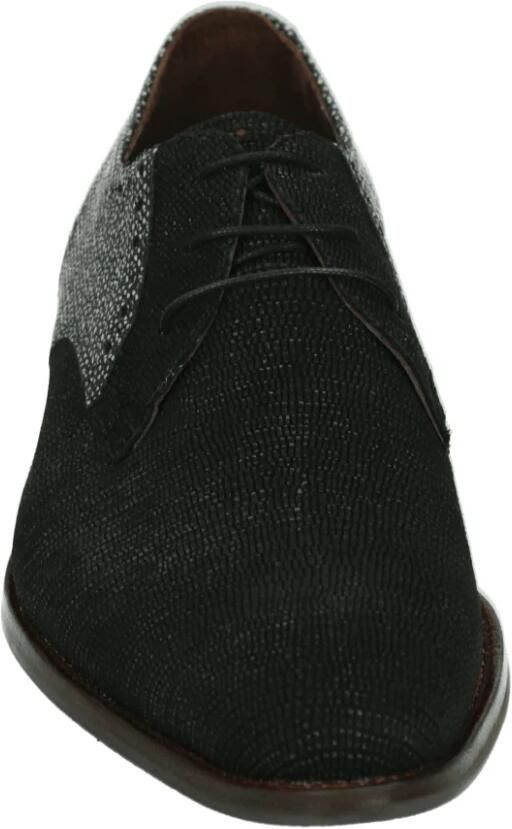 FLORIS VAN BOMMEL Nette Schoenen Heren Sfm-30361 De Stapper Maat: 40⅔ Materiaal: Leer Kleur: Zwart - Foto 6