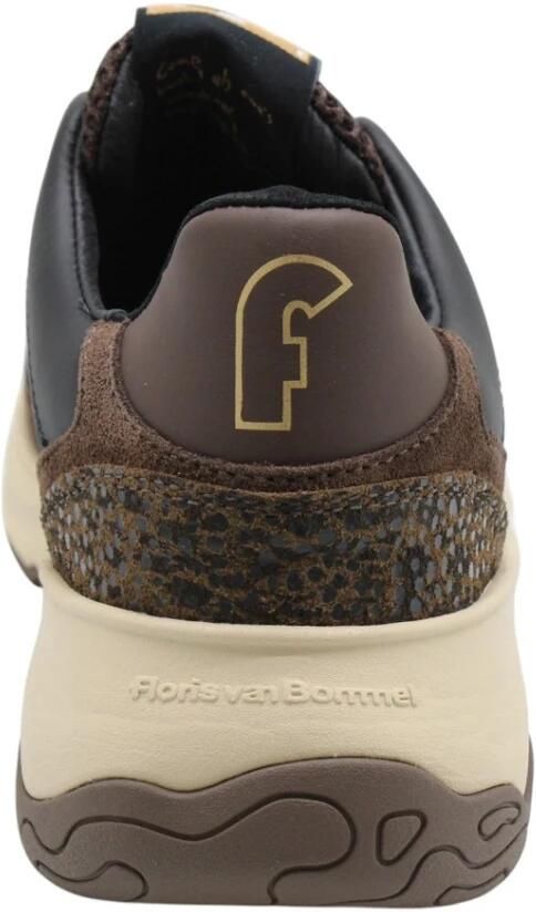 Floris van Bommel Sneakers laag 'Holli 01' bruin antraciet zwart - Foto 12
