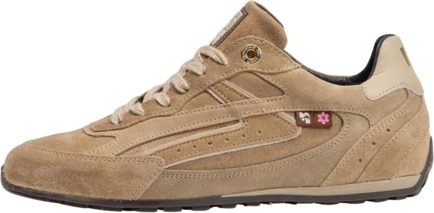 FLORIS VAN BOMMEL Lage Sneakers Dames Sfw-10150 Illvi Suède Camel - Foto 6