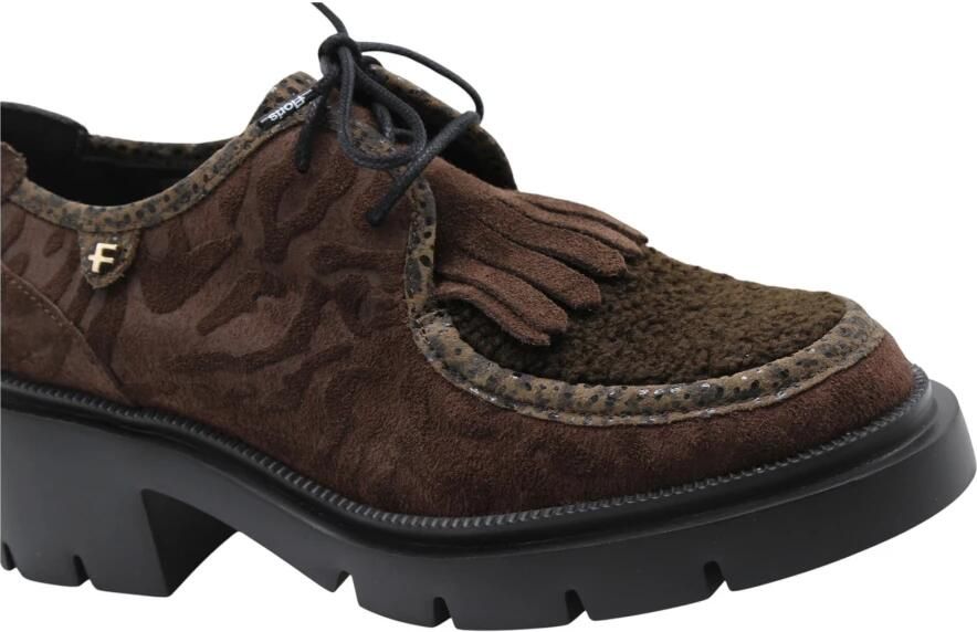Floris van Bommel Dames Instappers & Ballerina's Maddi 03.01 Darkbrown Donkerbruin - Foto 7