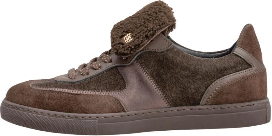 FLORIS VAN BOMMEL Lage Sneakers Dames Sfw-10166 Minni Suède Bruin - Foto 6