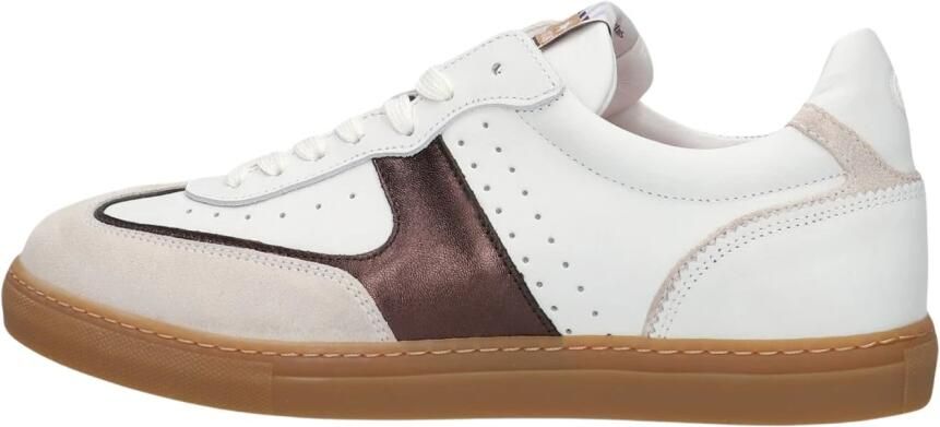 Floris van Bommel Sfw-10096 Minni Sneakers Leer Dames Wit - Foto 2