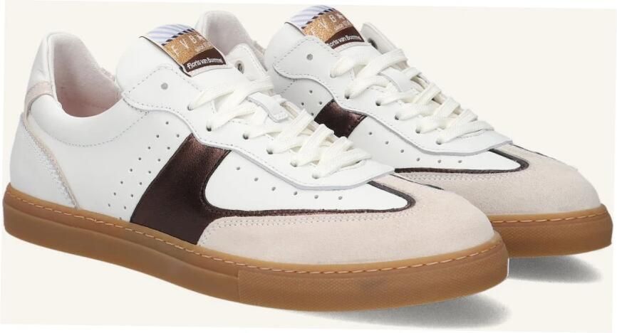 Floris van Bommel Sfw-10096 Minni Sneakers Leer Dames Wit - Foto 3