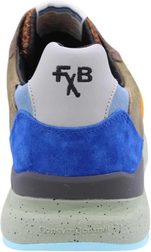 FLORIS VAN BOMMEL Lage Sneakers Heren Sfm-10154 De Treener Maat: 46 Materiaal: Suède Kleur: Groen - Foto 5