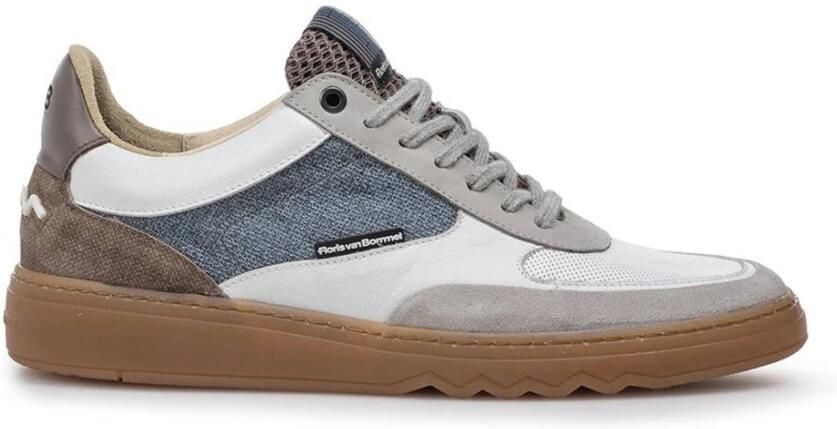 FLORIS VAN BOMMEL Lage Sneakers Heren Sfm-10143 De Kupster Maat: 42 Materiaal: Textiel Kleur: Wit - Foto 2