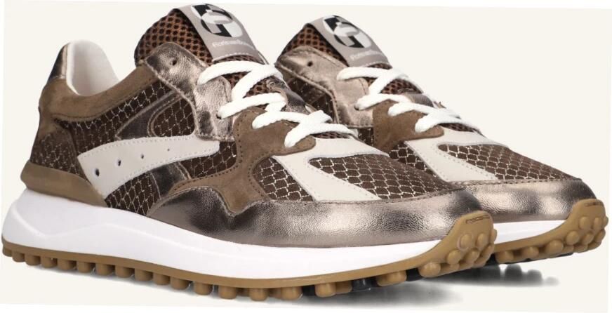 FLORIS VAN BOMMEL Lage Sneakers Dames Sfw-10153 Noppi Maat: 38 5 Materiaal: Leer Kleur: Bronskleurig - Foto 3