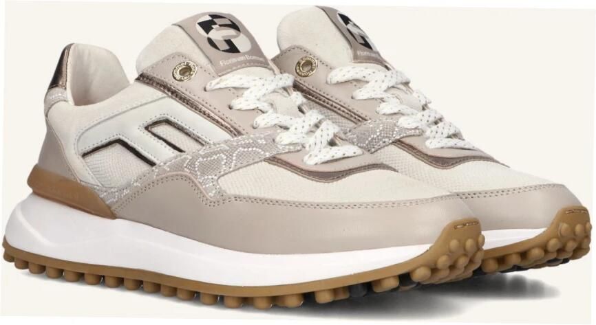 Floris van Bommel Sfw-10170 Noppi Sneakers Textiel Dames Beige - Foto 3