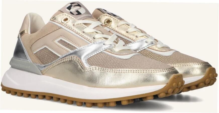 FLORIS VAN BOMMEL Lage Sneakers Dames Sfw-10170 Noppi Maat: 41 Materiaal: Textiel Kleur: Goudkleurig - Foto 4