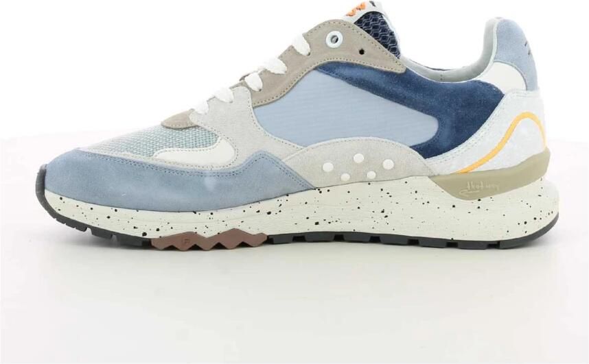 Floris van Bommel heren sneaker De Treener suède blauw beige art.SFM 10243 42 02 06.07 Lightblue g - Foto 6