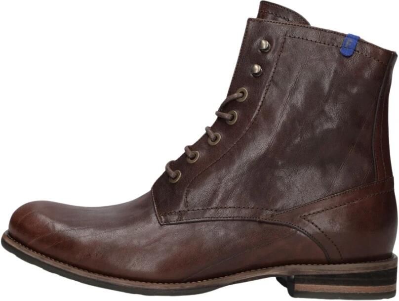 Floris van Bommel FERRI 01.28 Vrije tijd half-hoogPopulaire herenschoenenHeren veterschoenHeren sneakers Cognac - Foto 9