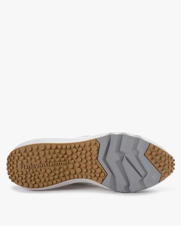 FLORIS VAN BOMMEL Lage Sneakers Dames Sfw-10111 Leer Wit - Foto 4
