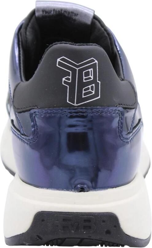 FLORIS VAN BOMMEL Lage Sneakers Dames Sfw-10138 Suvi Maat: 41 Materiaal: Leer Kleur: Blauw