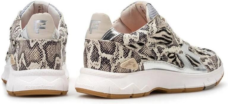 FLORIS VAN BOMMEL Lage Sneakers Dames Sfw-10167 Daysi Leer Wit - Foto 8