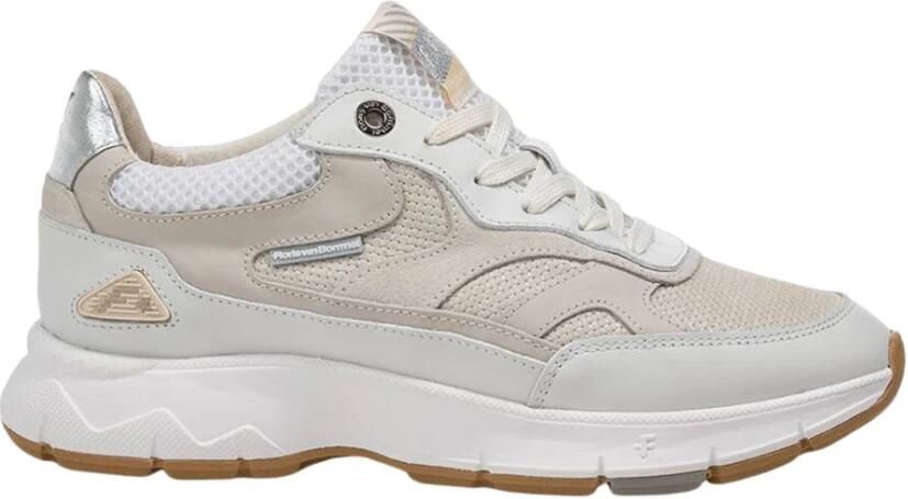 FLORIS VAN BOMMEL Lage Sneakers Dames Sfw-10168 Daysi Maat: 43 Materiaal: Leer Kleur: Wit - Foto 2