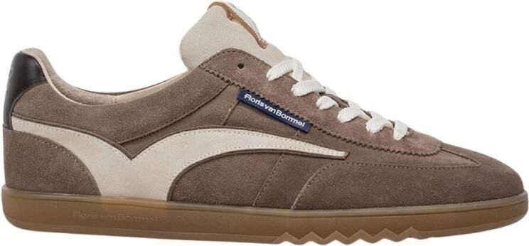 FLORIS VAN BOMMEL Lage Sneakers Heren Sfm-10224 De Zaler Maat: 46⅔ Materiaal: Suède Kleur: Taupe - Foto 3