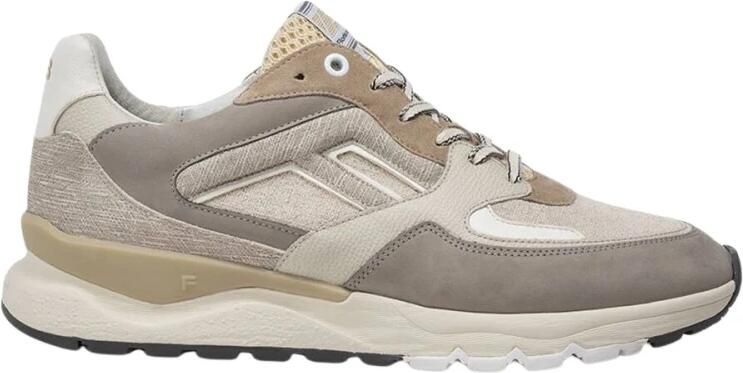 Floris van Bommel Sfm-10154 De Treener Sneakers Textiel Heren Beige - Foto 2