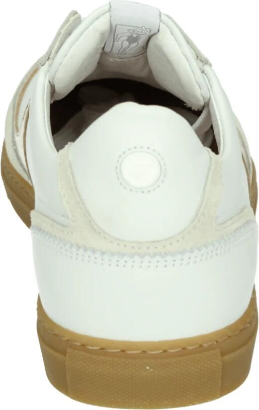 FLORIS VAN BOMMEL Lage Sneakers Dames Sfw-10096 Minni Maat: 37 Materiaal: Leer Kleur: Wit - Foto 4