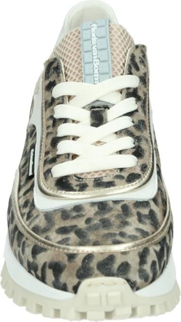 FLORIS VAN BOMMEL Lage Sneakers Dames Sfw-10131 Grommi Maat: 37 5 Materiaal: Leer Kleur: Beige - Foto 4