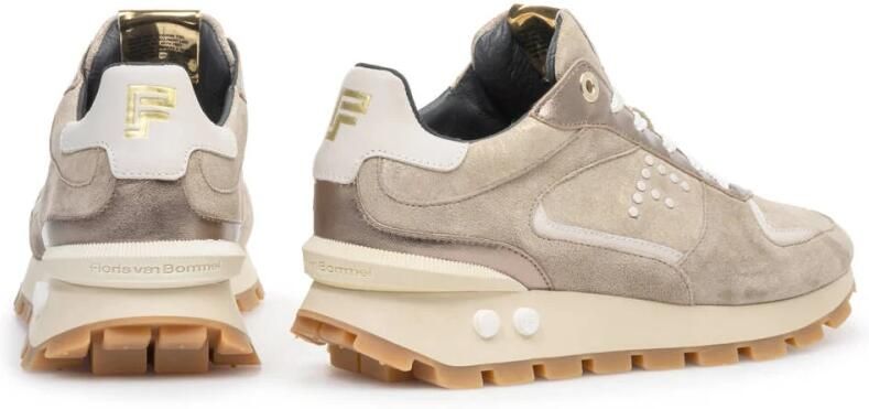 FLORIS VAN BOMMEL Lage Sneakers Dames Sfw-10084 Blokki Maat: 41 5 Materiaal: Suède Kleur: Bruin - Foto 3