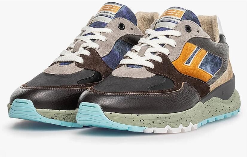 FLORIS VAN BOMMEL Lage Sneakers Heren Sfm-10154 De Treener Maat: 42⅔ Materiaal: Leer - Foto 2