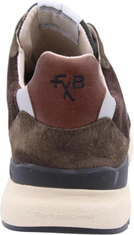 FLORIS VAN BOMMEL Lage Sneakers Heren Sfm-10154 De Treener Maat: 46 Materiaal: Suède Kleur: Groen - Foto 4