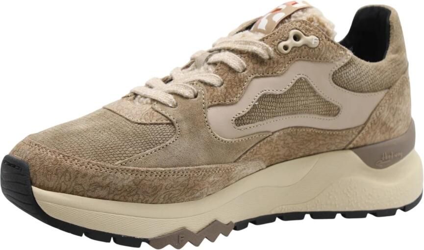 FLORIS VAN BOMMEL Lage Sneakers Dames Sfw-10163 Treni Suède Beige - Foto 12