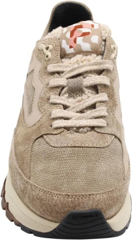 FLORIS VAN BOMMEL Lage Sneakers Dames Sfw-10163 Treni Suède Beige - Foto 15