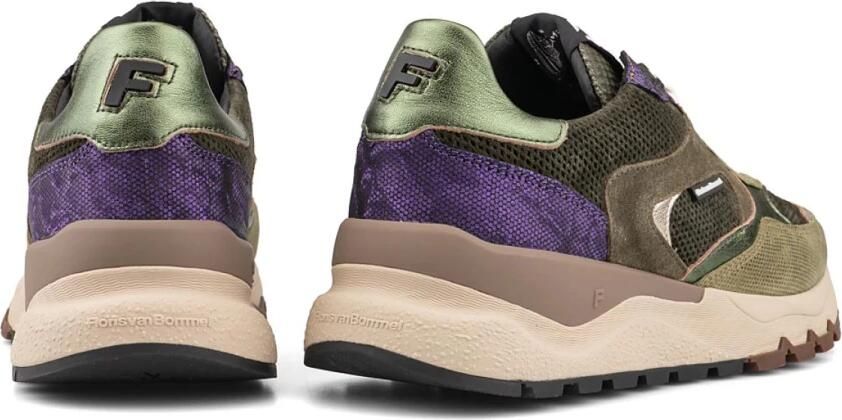 Floris van Bommel Dames sneaker Artikel Treni 02.12 SWF.10164.50.01 Groen combinatie - Foto 4